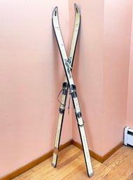 A Pair Of Vintage Skis