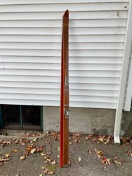 Pair Of Antique Wooden Alpine Skis