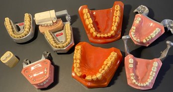 Lot Of Vintage Dental Molds From 60's