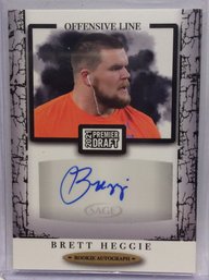 2021 Sage Premier Draft Brett Heggie Autograph Card - M