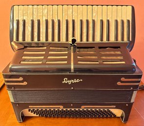 Vintage Lyric Accordion With Mother-of-Pearl Keys