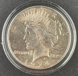 1924 Peace Silver Dollar