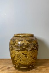 Antique Chinese Layered Dragon Motif Vessel