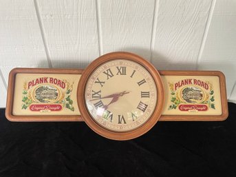 Plank Road Bar Clock