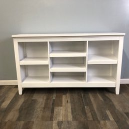 White Horizontal Bookshelf