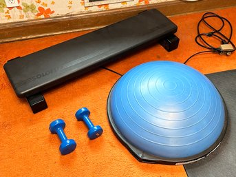 A Soloflex Step And More Workout Accessories