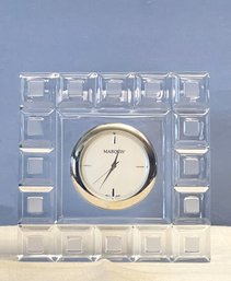 Waterford Marquis Quadrata 4 Inch Quartz Clock