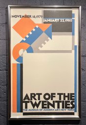 Vintage Art Of Twenties MOMA Exhibition Lithograph Poster - Artwork By E McKnight Kauffer