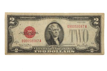 Better-Grade 1928-G $2 Red Seal Note