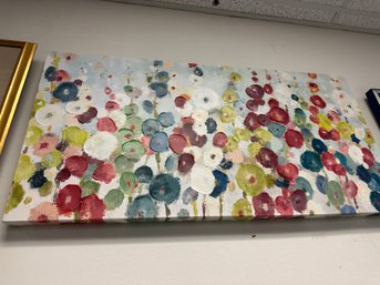 Colorful Floral Abstract Painting