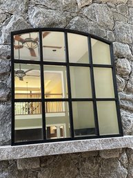 Large Window Framed Wall Mirror