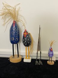 Decorative Navajo Chickens - EDITH JOHN