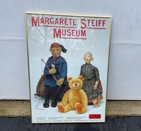 Vintage Framed Margarete Steiff Museum Giengen, Germany Poster