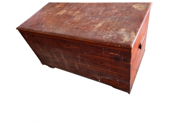 Large Antique Blanket/cedar /storage Chest