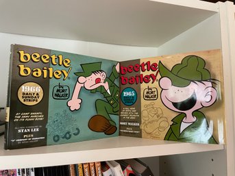 Beetle Bailey  By Mort Walker, Two Volumes. Titan Books.(B15)