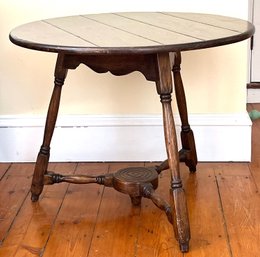 Vintage Solid Wood Tavern Table