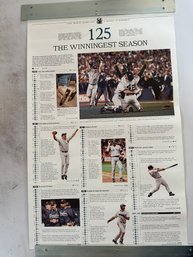 Yankees World Series A Season To Remember Poster
