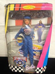 50th Anniversary Nascar 1998 Barbie Doll