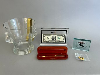 ESPN Ice Bucket And Other Memorabilia