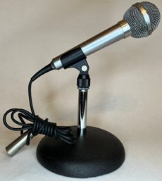 Vintage Realistic Microphone - Table Desk Top - Highball 2 - Dual Impedance - 33-985A - Taiwan - Radio Shack
