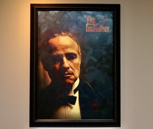 The Godfather Large Marlon Brando Professionally Framed Print