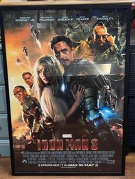 Framed Ironman 3 Poster
