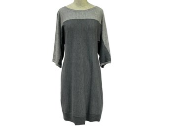 Talbots Merino Wool Grey Sweater Dress - Size S/P