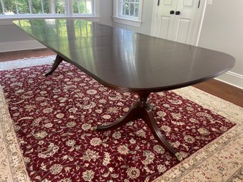 Gorgeous Henkel Harris Dining Table With Three Leaves And Covers