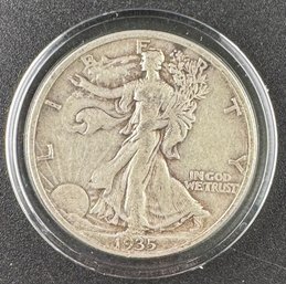 1935 Walking Liberty Silver Half Dollar