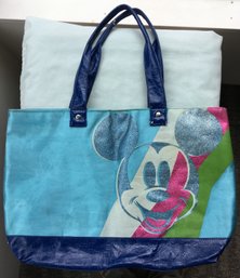 Vintage Large Disney Mickey Mouse Carry-all Beach Bag Handbag