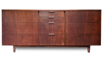 A Vintage Mid Century Modern Mahogany Chet Of Drawers By John Stuart