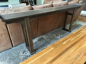 Large Beautiful Wood Console Table