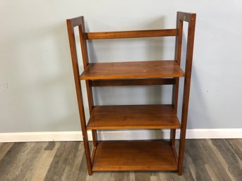 Wooden Folding Bookshelf