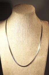 18' LONG STERLING SILVER CHAIN NECKLACE