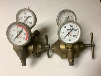 Pair Of  Pressure Regulators