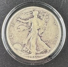 1936 Walking Liberty Silver Half Dollar