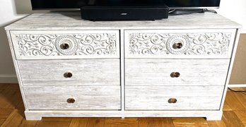 Signature Design By Ashley Paxberry Bohemian 6 Drawer Dresser With Carved Medallion Pattern