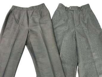 Fancy Pants! Wool & Silk Pairing (Banana Republic & Ann Taylor) - Size 4