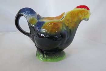 A Chicken Shaped Tea Pot By Tony Wood Studio, England