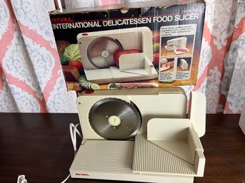 Vintage Rival Delicatessen Food Slicer