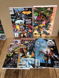 5 X-men Comic Books.   Lot 181