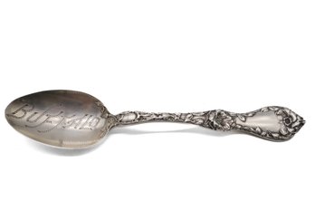 Sterling Silver Buffalo Souvenir Spoon Hallmarked - 31 Grams