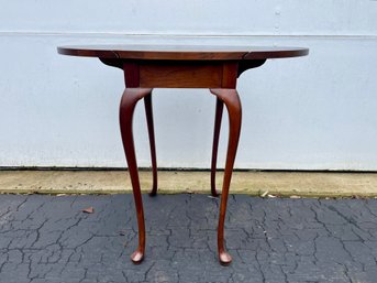 Vintage Petite Baker Furniture Drop Leaf Occasional Side Table