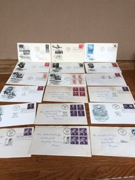 47 First Day Of Issue Envelopes (1 Postcard) From The 1960s