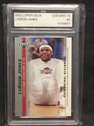 2003 Upper Deck LeBron James FGS 10 - M