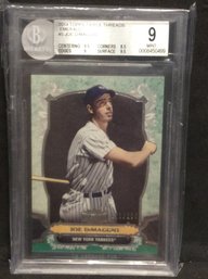 2014 Topps Triple Threads Emerald Joe DiMaggio BGS 9 - M