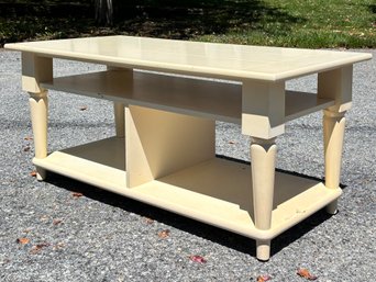 A Modern Painted Wood Coffee Table