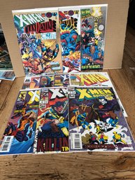 10 X-men Comic Books.   Lot 182