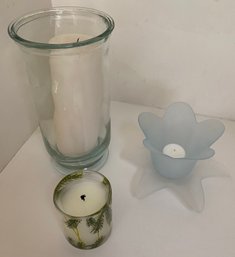 Three Piece Candle Lot