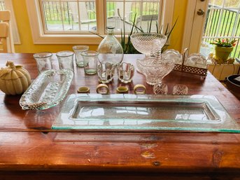 Collection Of Glass Items